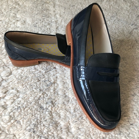 Boden Two-Toned Leather Loafers - Picture 4 of 6